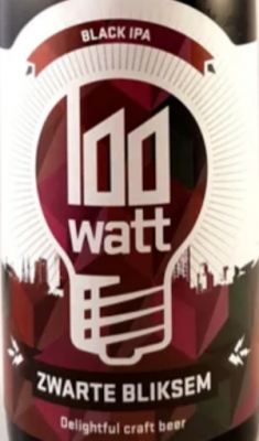 100 watt zwarte bliksem